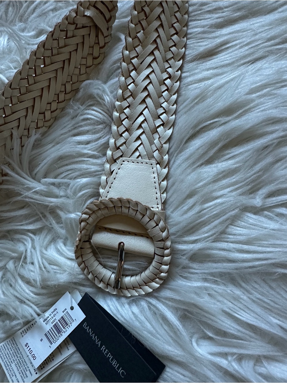 Banana Republic braided leather belt - Picture 2 of 6